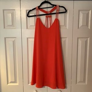 Orange dress
